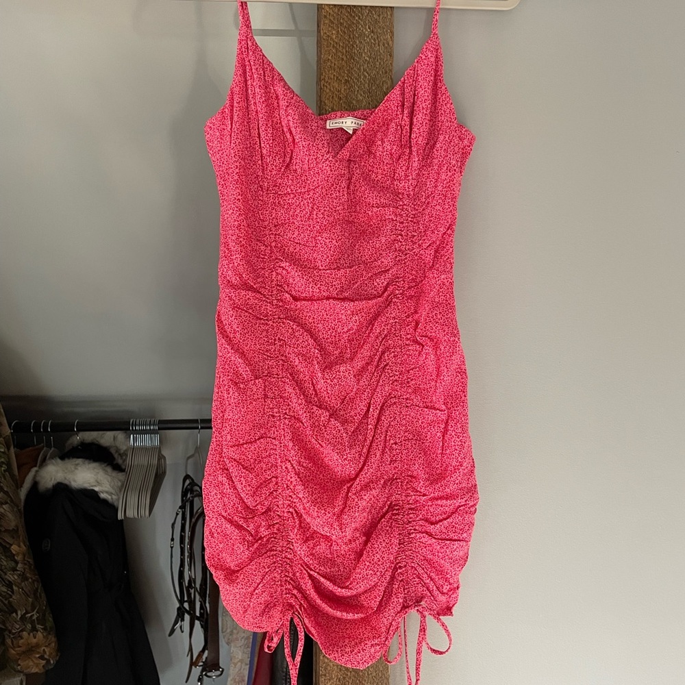 Pink Cheetah Print Dress